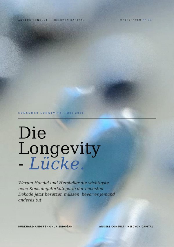 Die Longevity-Lücke. Whitepaper Cover